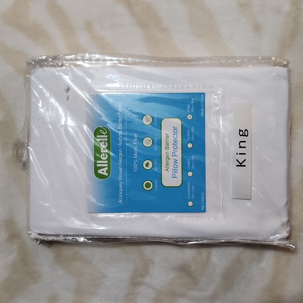 Allergen Barrier King Size Pillow Cover